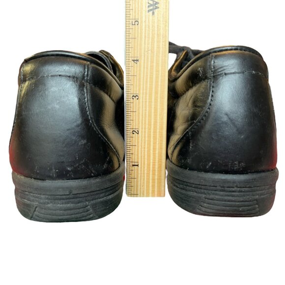 Vintage Red Wing Black Leather Steel Moc Toe Derby Work Shoes Mens Size 10 D USA main image 10